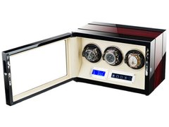 Cutie intors ceasuri automatice iUni, Luxury Watch Winder 3 Mahon-Crem